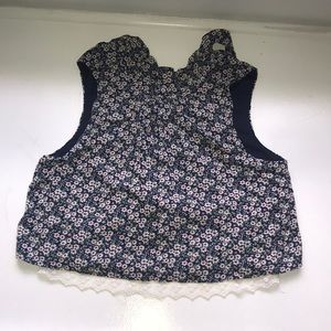 flowery crop top